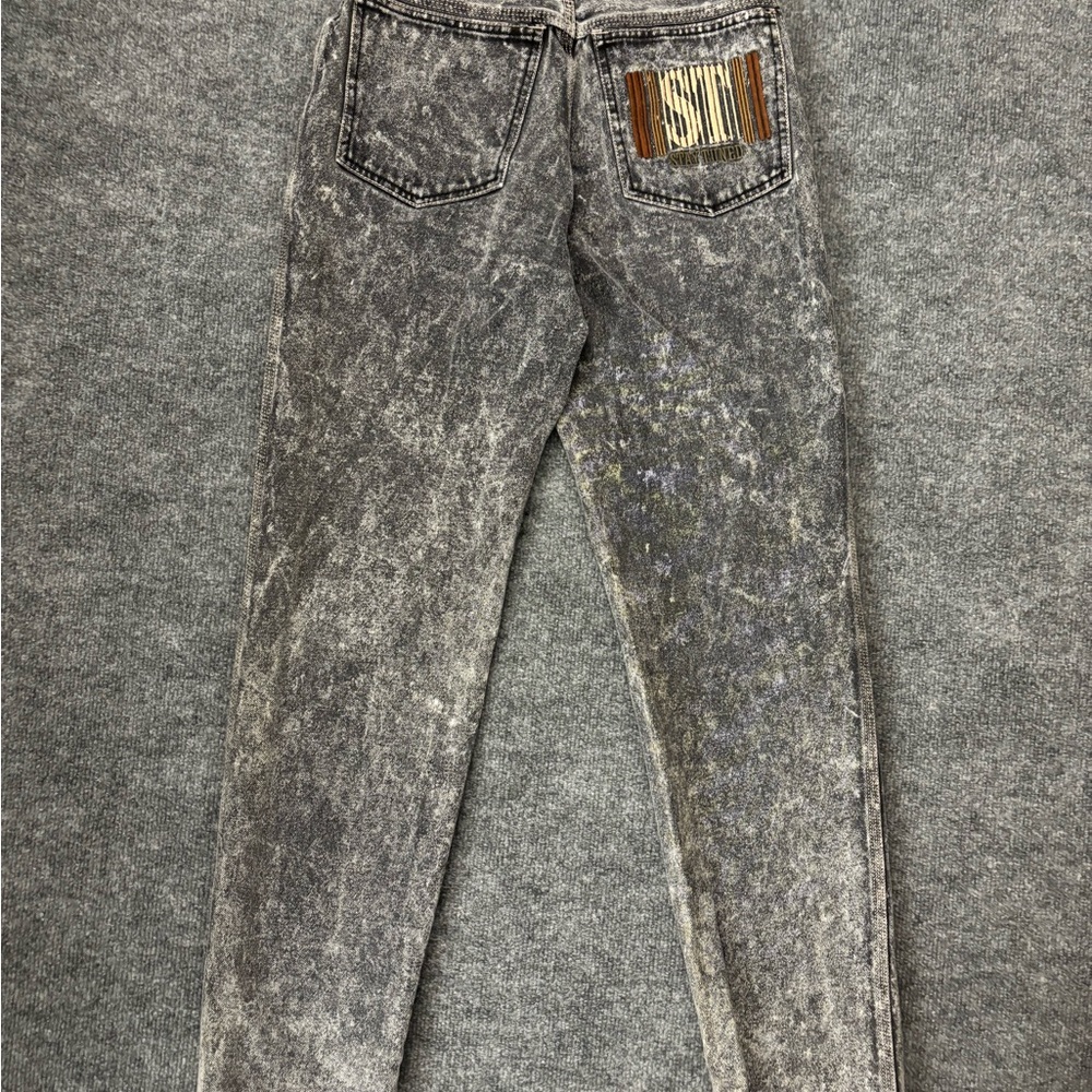Vintage Stay Tuned Acid Wash Jeans